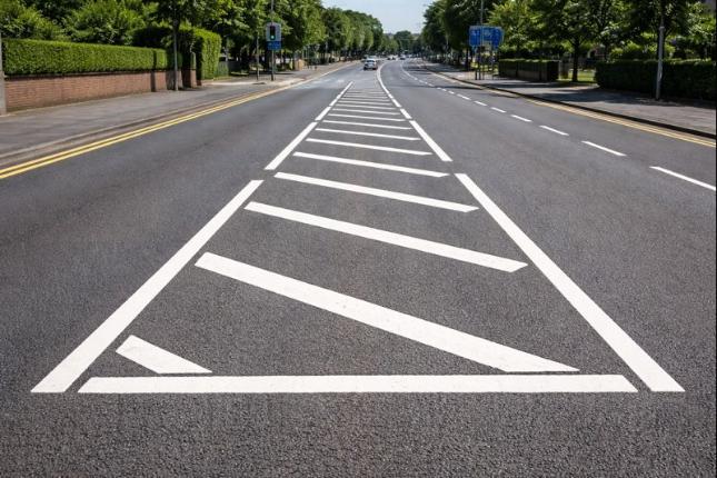 Hatched Road Markings in Barking IG11 8